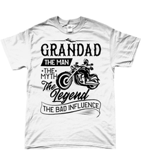 Bad Influence Grandad Biker T-Shirt