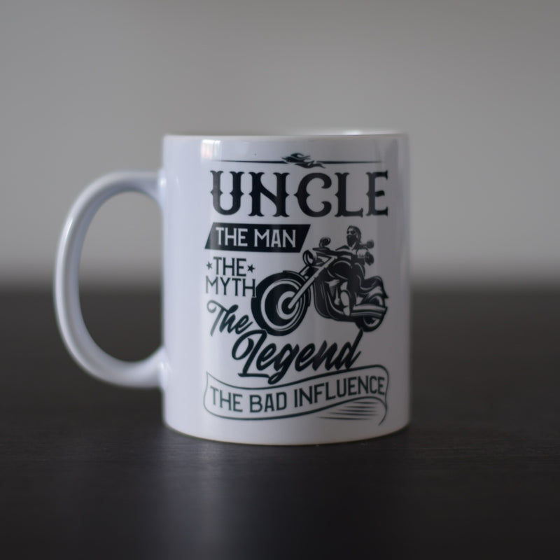 Bad Influence Uncle Biker Mug