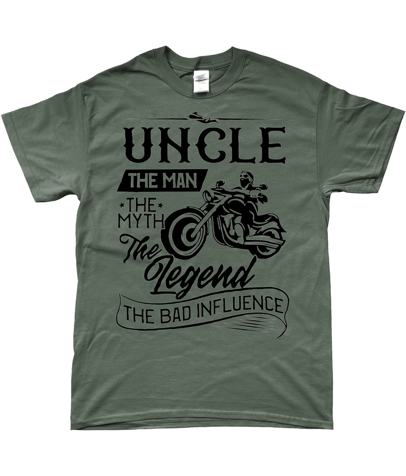 Bad Influence Uncle Biker T-Shirt